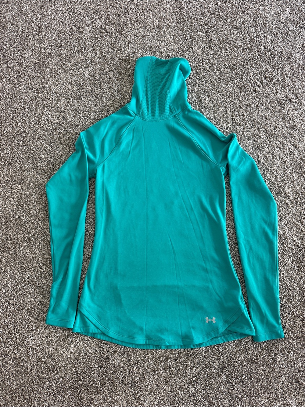 Under Armour Women’s Teal Cold-Shoulder Turtleneck